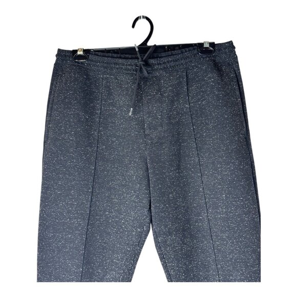 Club Monaco Pants Women XL Black Space Dye Tie Waist Sweat Pants‎ Athleisure - Picture 3 of 10